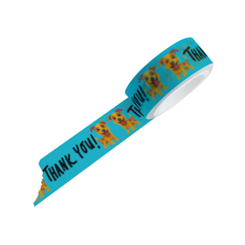 ありがとうを届け隊！代表わんたん Masking Tape