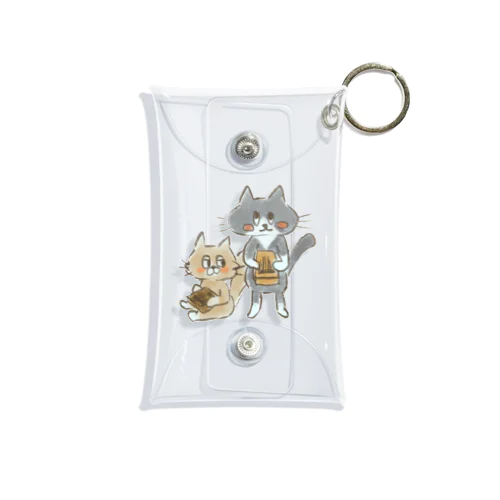 かりんばにゃんこ Mini Clear Multipurpose Case