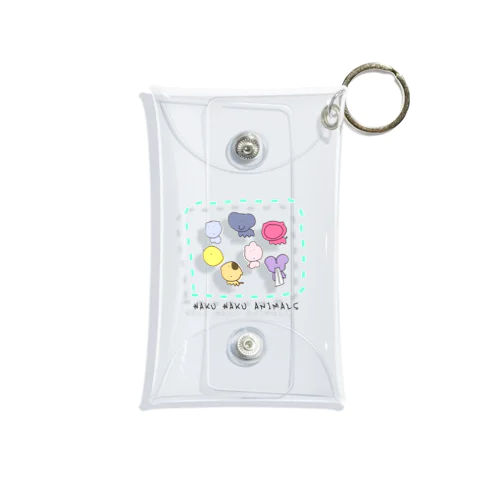 WAKU WAKU ANIMALS Mini Clear Multipurpose Case