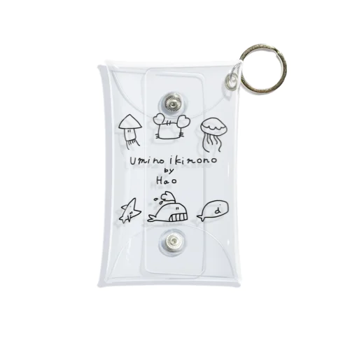 海の生き物 Mini Clear Multipurpose Case