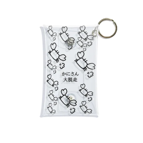かにさん大脱走 Mini Clear Multipurpose Case