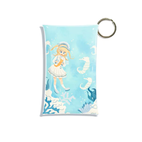 ドット絵海 Mini Clear Multipurpose Case
