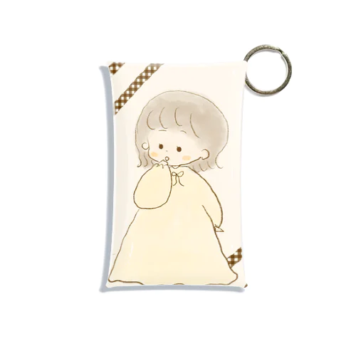 ショートの女の子 Mini Clear Multipurpose Case