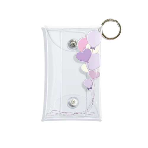 purple balloons ミニクリアマルチケース Mini Clear Multipurpose Case