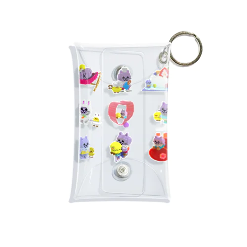 LEOPIYO がいっぱい Mini Clear Multipurpose Case