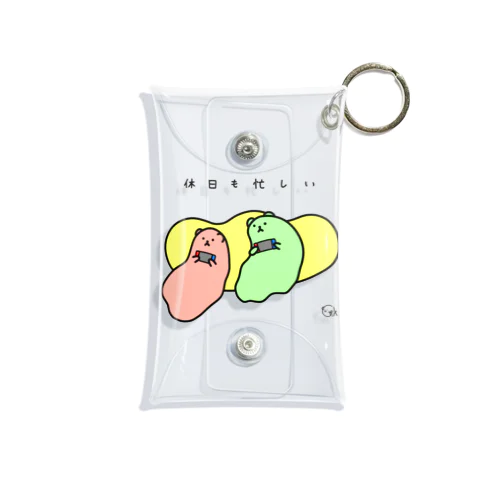 休日グミベア Mini Clear Multipurpose Case