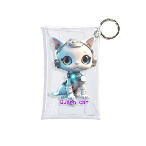 Queen Cat-Roid Mini Clear Multipurpose Case