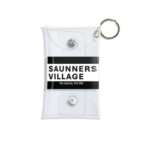 Saunners Village クラシックロゴ Mini Clear Multipurpose Case