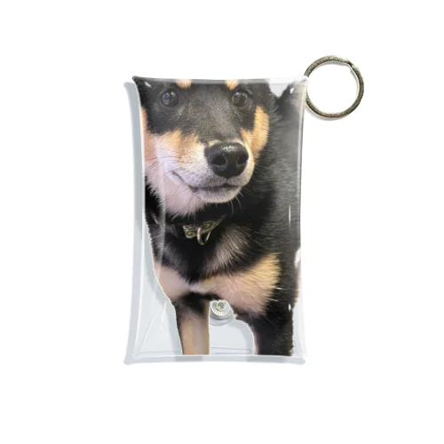 豆柴げんちゃん Mini Clear Multipurpose Case