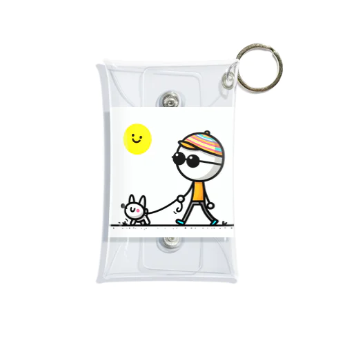 グラサンヤサオくん Mini Clear Multipurpose Case