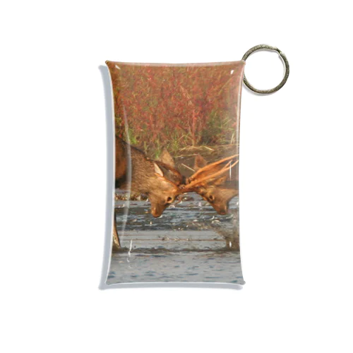 【サロベツのエゾシカ】水辺で戦う Mini Clear Multipurpose Case