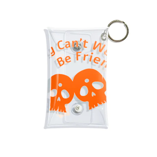 Why Can't We Be Friends?（橙） Mini Clear Multipurpose Case