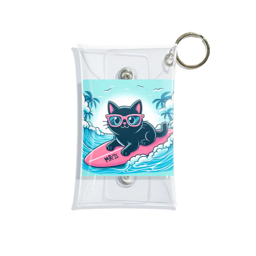 サーフねこちゃん Mini Clear Multipurpose Case