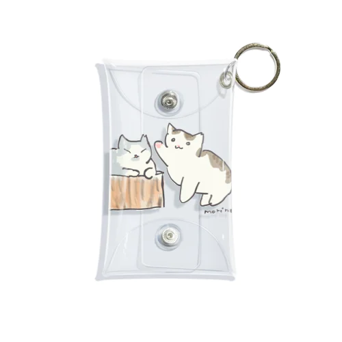 さざなみくん&乃々ちゃん Mini Clear Multipurpose Case