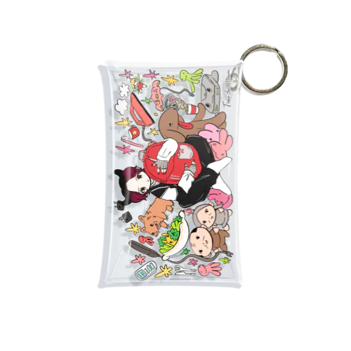 荷物多いから何忘れ物したか楽しみミニケース（クリア） Mini Clear Multipurpose Case