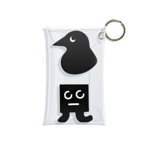 カラス見 Mini Clear Multipurpose Case