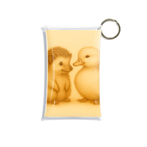ハリネズミとアヒル05 Mini Clear Multipurpose Case