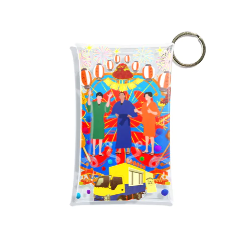 ひみつ基地。千葉の親子三代夏祭り2025 出店記念グッズ Mini Clear Multipurpose Case