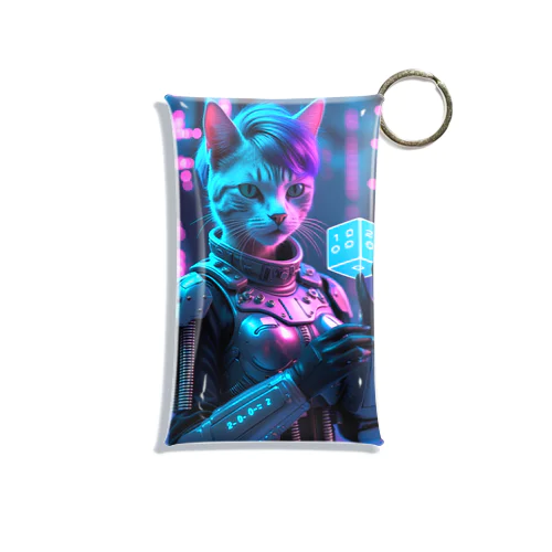 量子の選択猫 Quantum Choice Cat Mini Clear Multipurpose Case