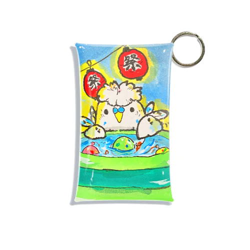 羽衣セキセイのお祭りマルチケース Mini Clear Multipurpose Case