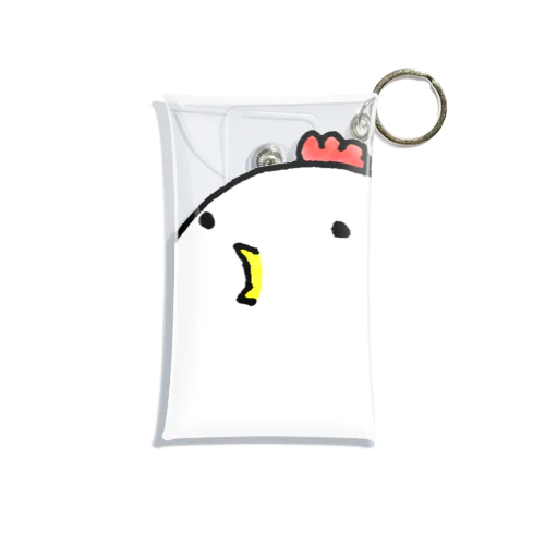 よいものです-ぺこぺことり Mini Clear Multipurpose Case