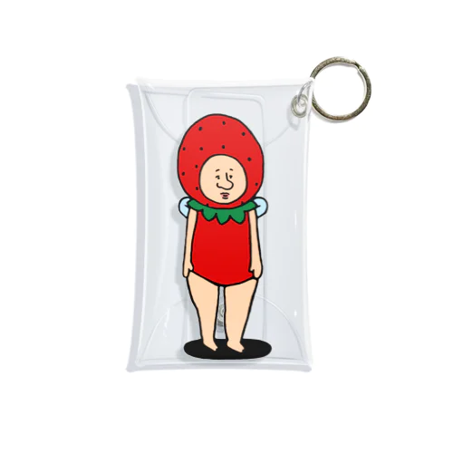 いちごの妖精さん　ひとり Mini Clear Multipurpose Case