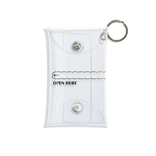 ここから開けてください Mini Clear Multipurpose Case