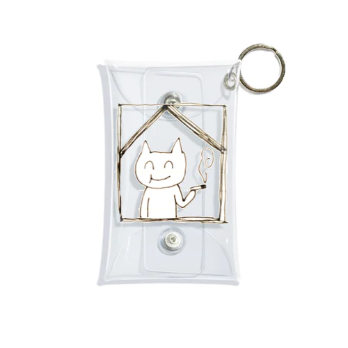 もふちゃん Mini Clear Multipurpose Case