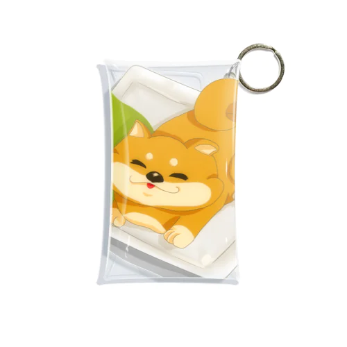 自分をいなり寿司だと思い込んでいるしばいぬ Mini Clear Multipurpose Case