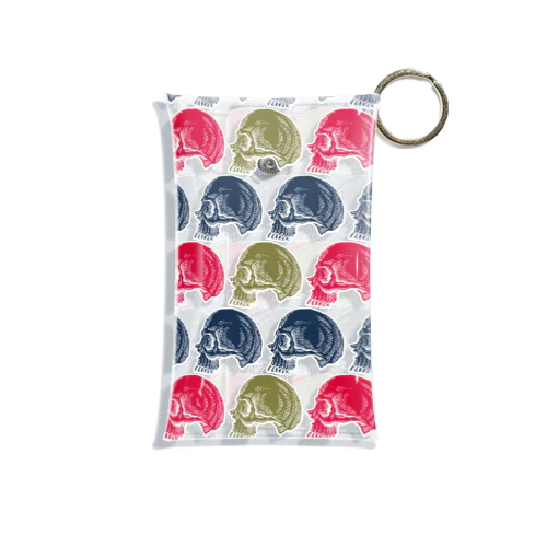 頭骨の群れ Mini Clear Multipurpose Case