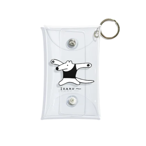 威嚇のコアリクイくん Mini Clear Multipurpose Case