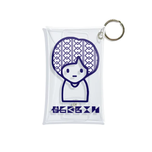 [0~Begin]吉原つなぎ柄ヘア Mini Clear Multipurpose Case