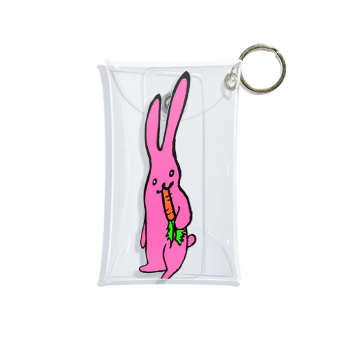 ゆがみうさぎ Mini Clear Multipurpose Case