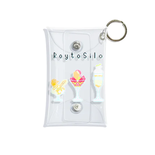 ロイトシロドットパフェ。 Mini Clear Multipurpose Case