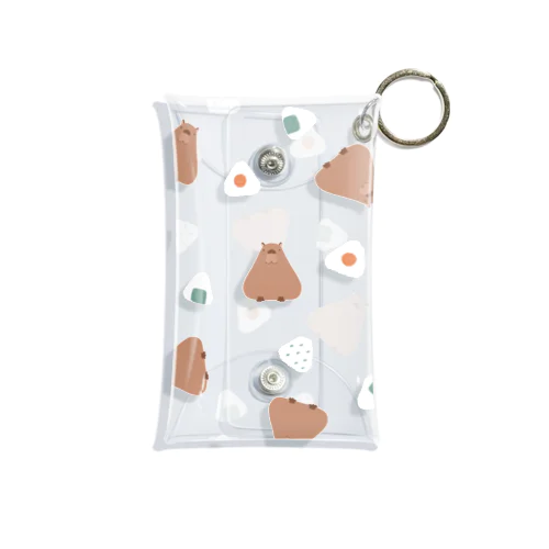 カピバラおにぎり Mini Clear Multipurpose Case