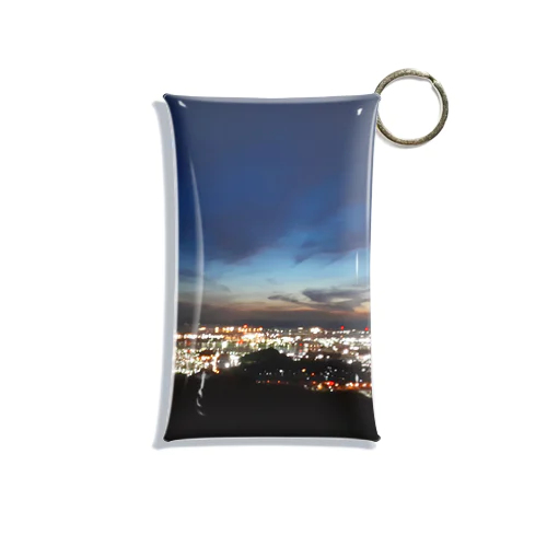 水島コンビナートの夜景 Mini Clear Multipurpose Case