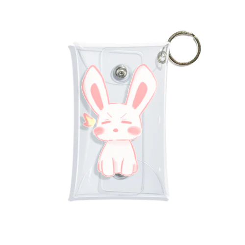 ( ﾟдﾟ)ﾊｯ!のうさぎ Mini Clear Multipurpose Case