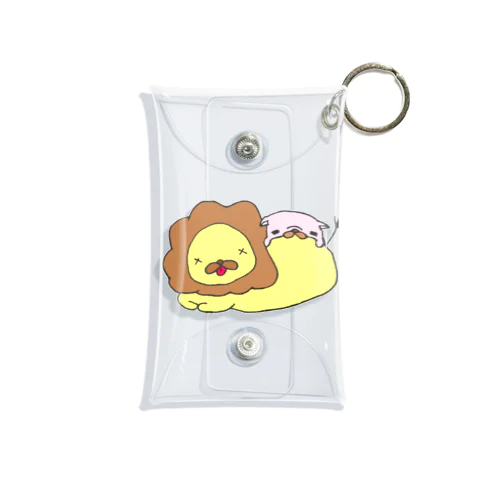 ぷたぷた日和 ぺーすけのお腹減った Mini Clear Multipurpose Case