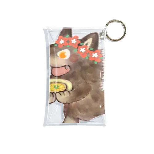 オオカミのウルフル Mini Clear Multipurpose Case