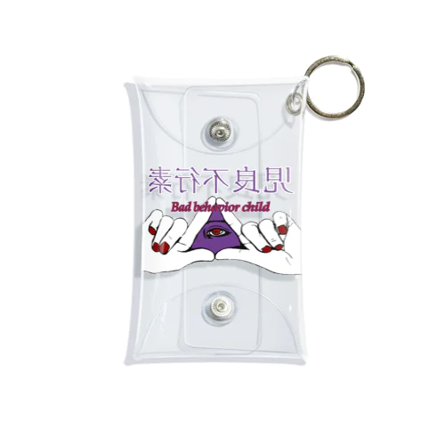 魅女オリジナル　素行不良児 Mini Clear Multipurpose Case