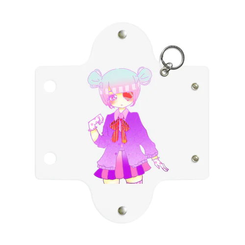 眼帯お団子ちゃん Mini Clear Multipurpose Case
