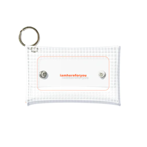 シンプル】小さいものポーチWH Mini Clear Multipurpose Case