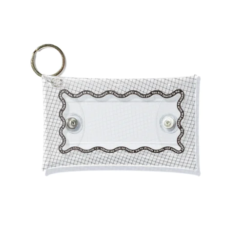 unyu_basic_black Mini Clear Multipurpose Case