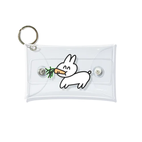ごはんが おいしい うさぎ Mini Clear Multipurpose Case