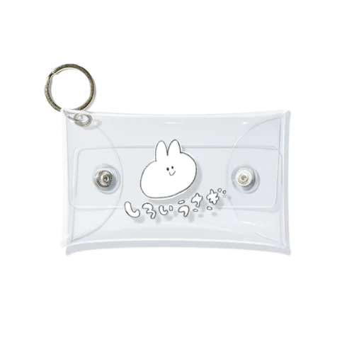 しろいうさぎ Mini Clear Multipurpose Case