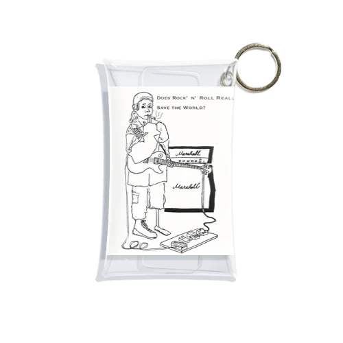 Love and Peace？ Mini Clear Multipurpose Case