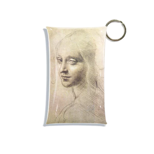 Head of a Girl – Leonardo da Vinci Mini Clear Multipurpose Case