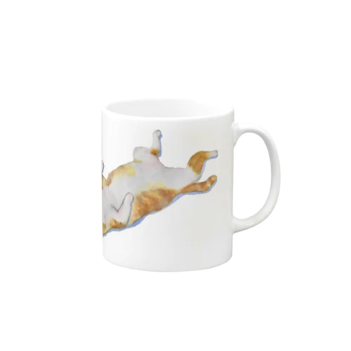 スヤスヤちゃしろ猫グッズ Mug