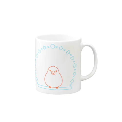文鳥 Mug