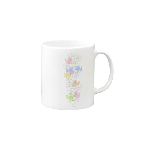 鳥達の威圧感。 Mug